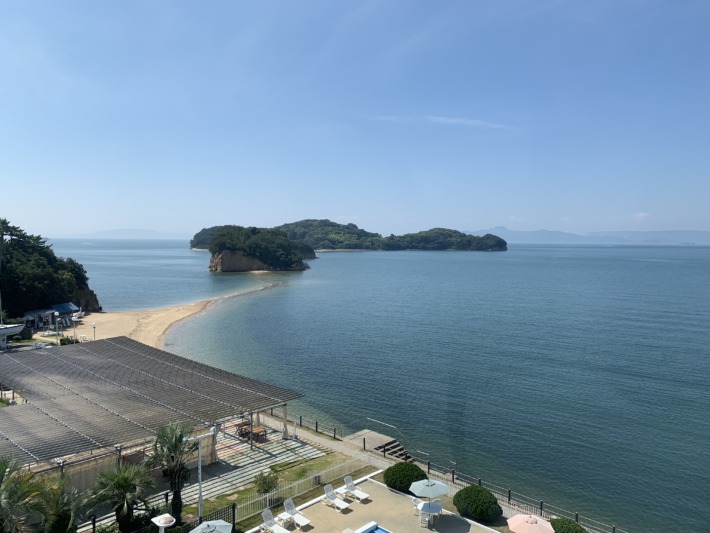 小豆島国際ホテル　部屋からの景色