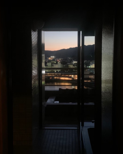 琵琶湖グランドホテル 客室 早蕨 客室露天風呂