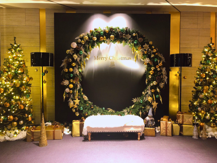 リーガロイヤルホテル京都 ロビー クリスマス装飾