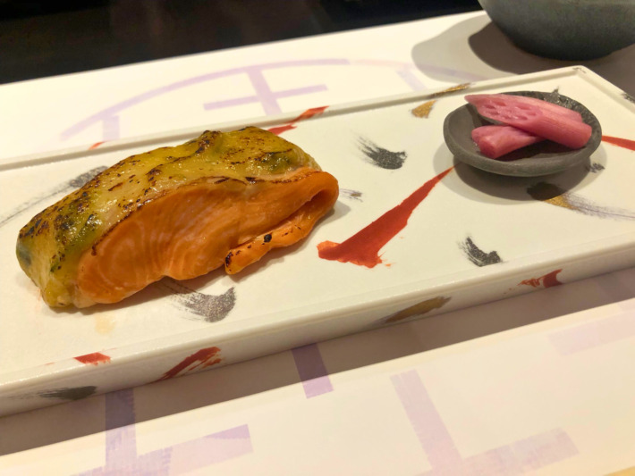 SPA TERRCE紫翠 夕食 焼き物 鮭の西京焼き