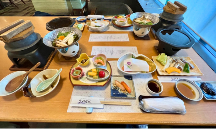 清流の宿 おくたま路 レストラン清流 夕食 奥多摩の地元食材を使用した日本料理