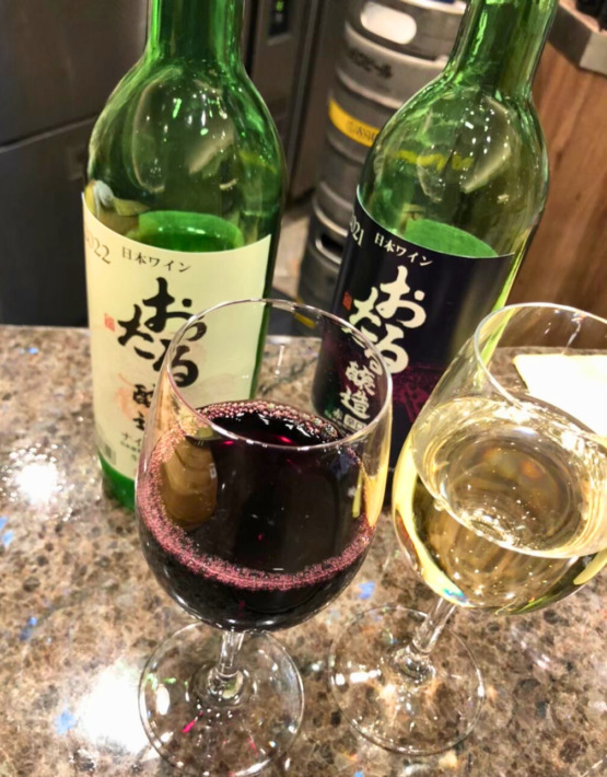 定山渓万世閣ホテルミリオーネ 夕食 60分飲み放題コース 日本ワイン
