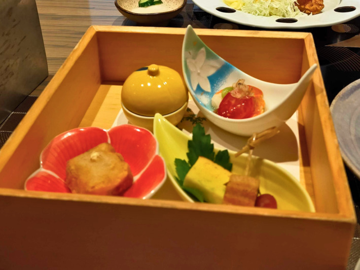 里山リゾートホテル 益子舘 凛（りん） 夕食 小鉢